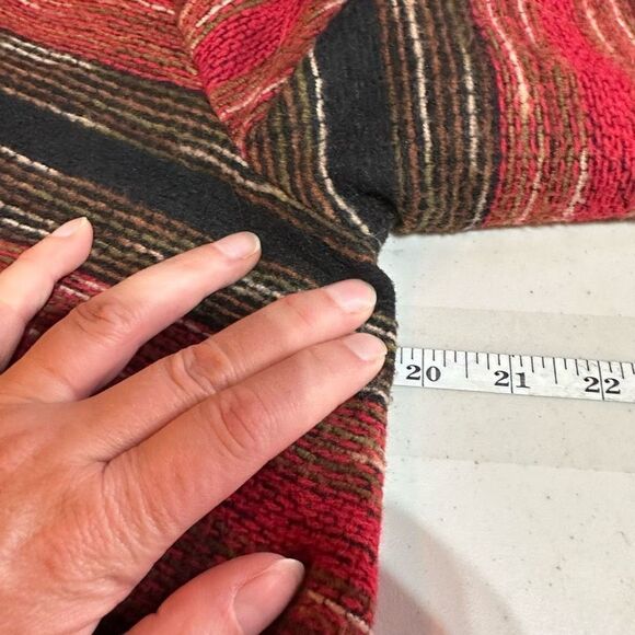 Jack by BB Dakota‎ southwest Tweed Blazer Jacket Red Black Small western - Picture 8 of 9